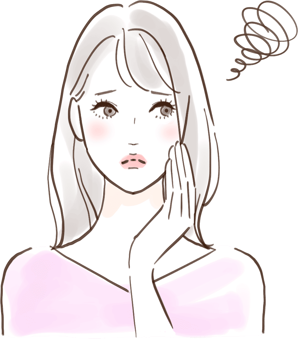 悩んでる女性